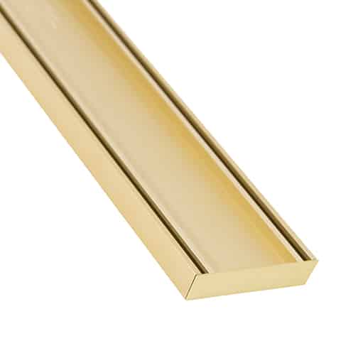Drains with tile insert gold
