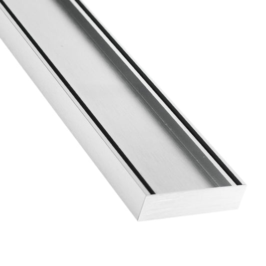 Drains With Tile Insert Silk Silver Full Kit