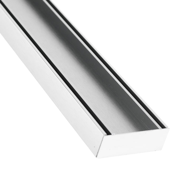 Drains With Tile Insert Silk Silver Full Kit