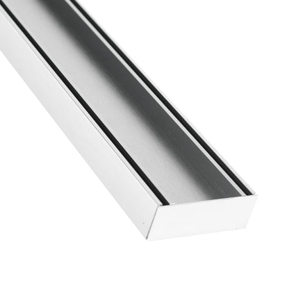 Drains With Tile Insert Silk Silver Full Kit